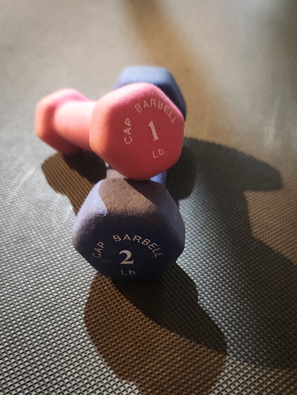 Single Dumbbell Set: One And 2 Pounds